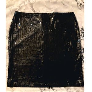 Sequined Mini Skirt